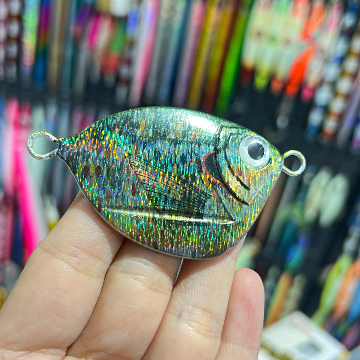 #AA Slow/Speed Jigging   Glow Slow Pitch Metal Jigging Jigs Lure 100g