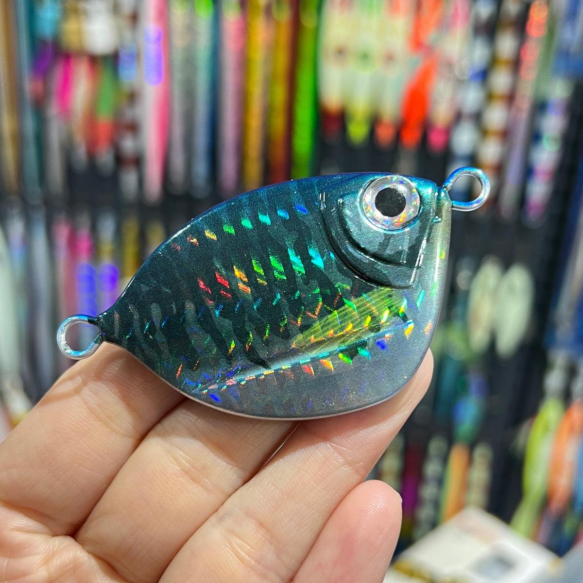 #AA Slow/Speed Jigging   Glow Slow Pitch Metal Jigging Jigs Lure 100g