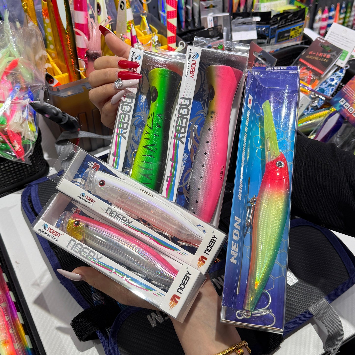 New saltwater plastic bait kit 127g 54g(5pcs)