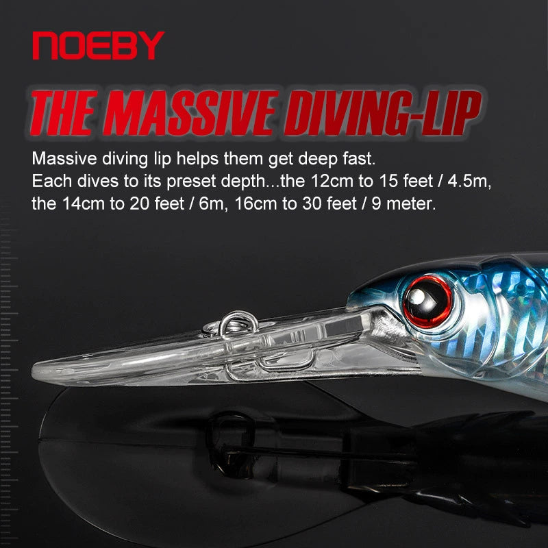 NOEBY Saltwater Pencil Bait/Stickbait/Minnow/Topwater/Popper Lure 160mm/73g