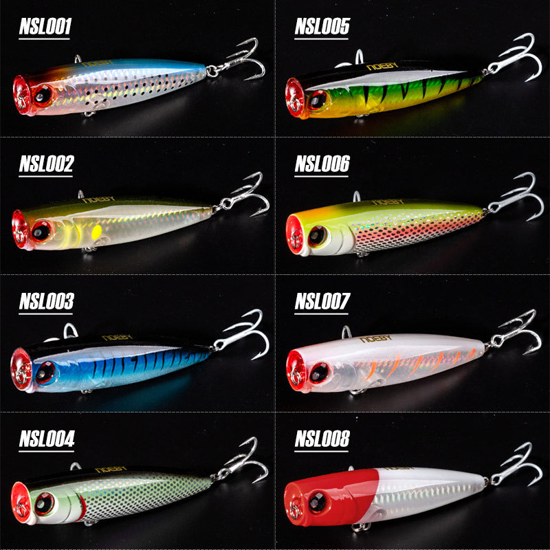 Saltwater plastic popper bait #5-105mm/24g