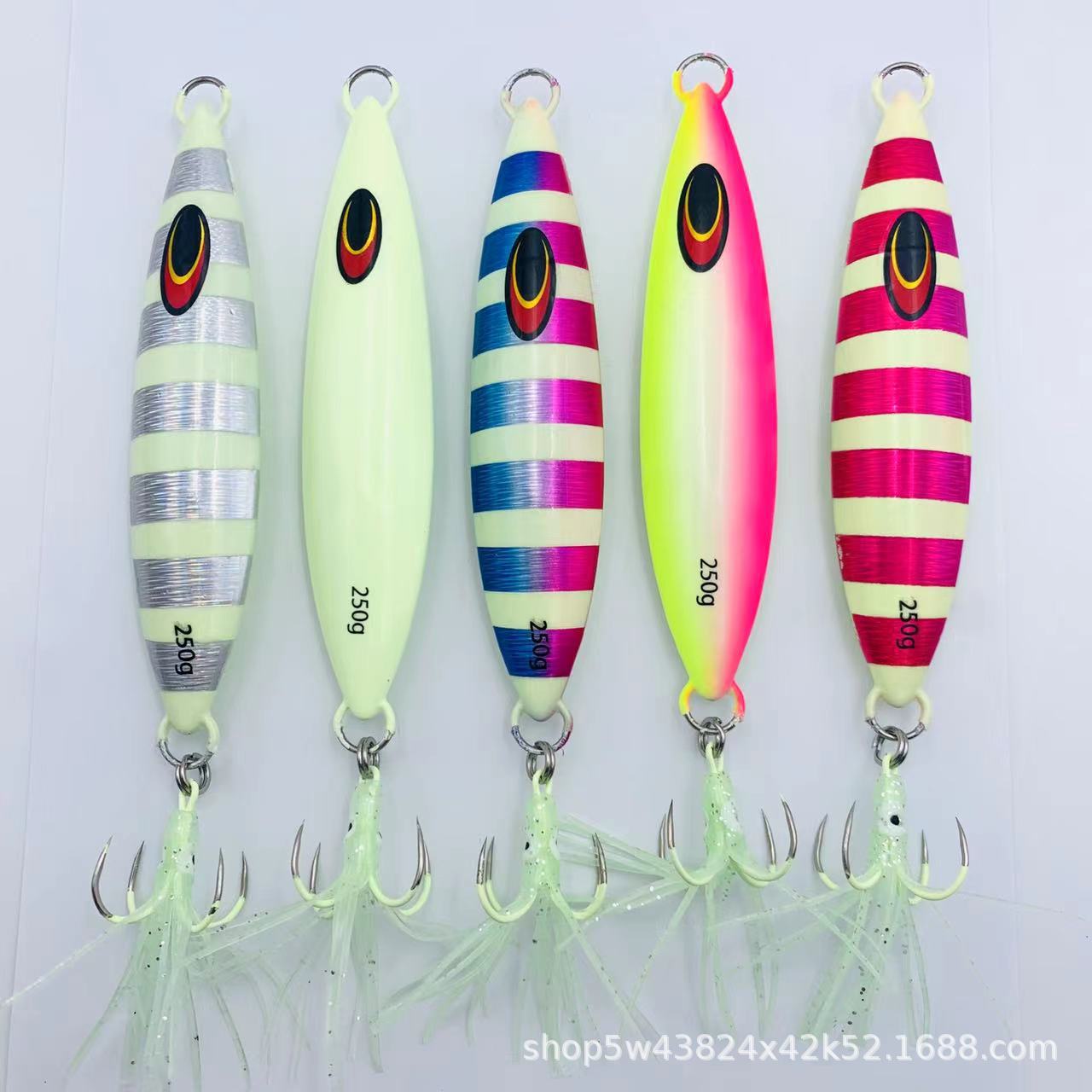 联~#156 Slow Pitch Jigs Bait 80g 100g 120g 150g 200g 250g 300g 400g