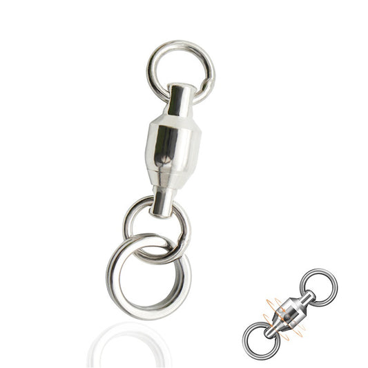 Stainless Steel Bearing Swivels+ring #1 #2 #3 #4 #5 #6/Fishing tackle