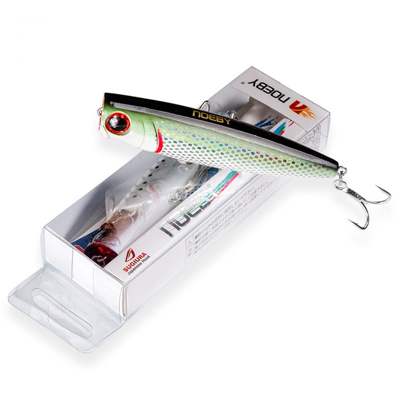 Saltwater plastic popper bait #5-105mm/24g