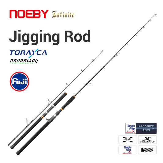 NOEBY NBJ561MH/602M/C602M/601MH/C601MH  Slow Pitch Jigging fishing rod