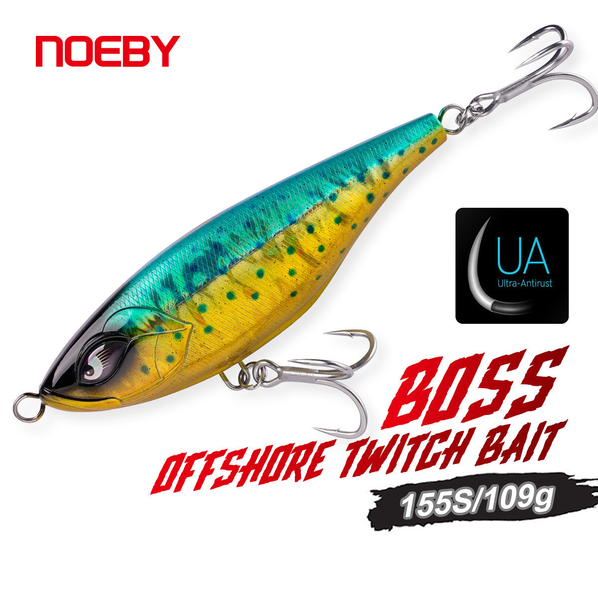 NOEBY Nobi's Saltwater plastic lure bait 150mm/109g