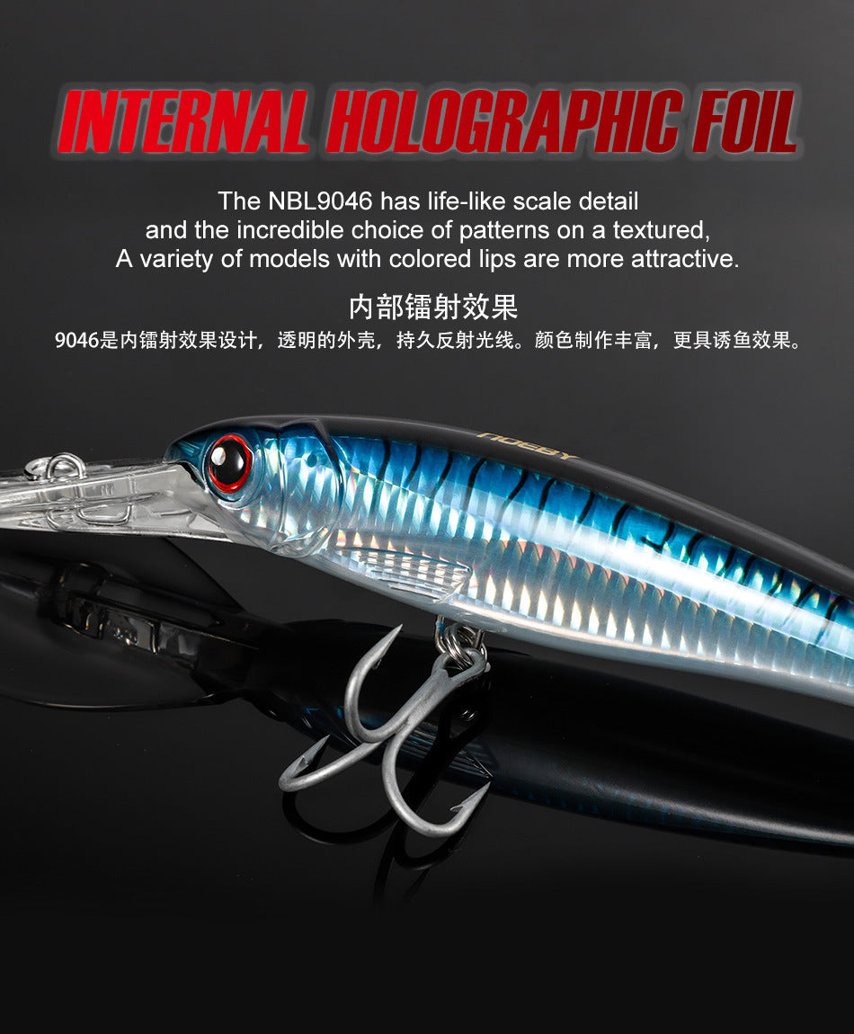 NOEBY Saltwater Pencil Bait/Stickbait/Minnow/Topwater/Popper Lure 160mm/73g
