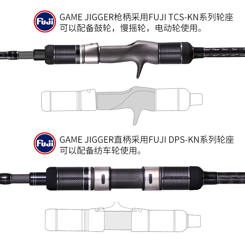 GAME JIGGER SJS/SJC-662 jigging fishing rod