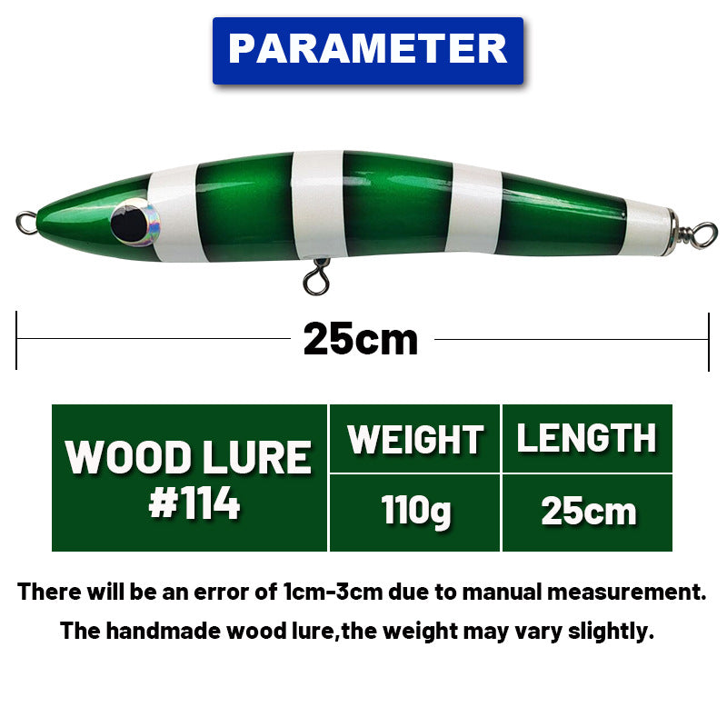 海Wood Popper Bait #11-25cm/110g