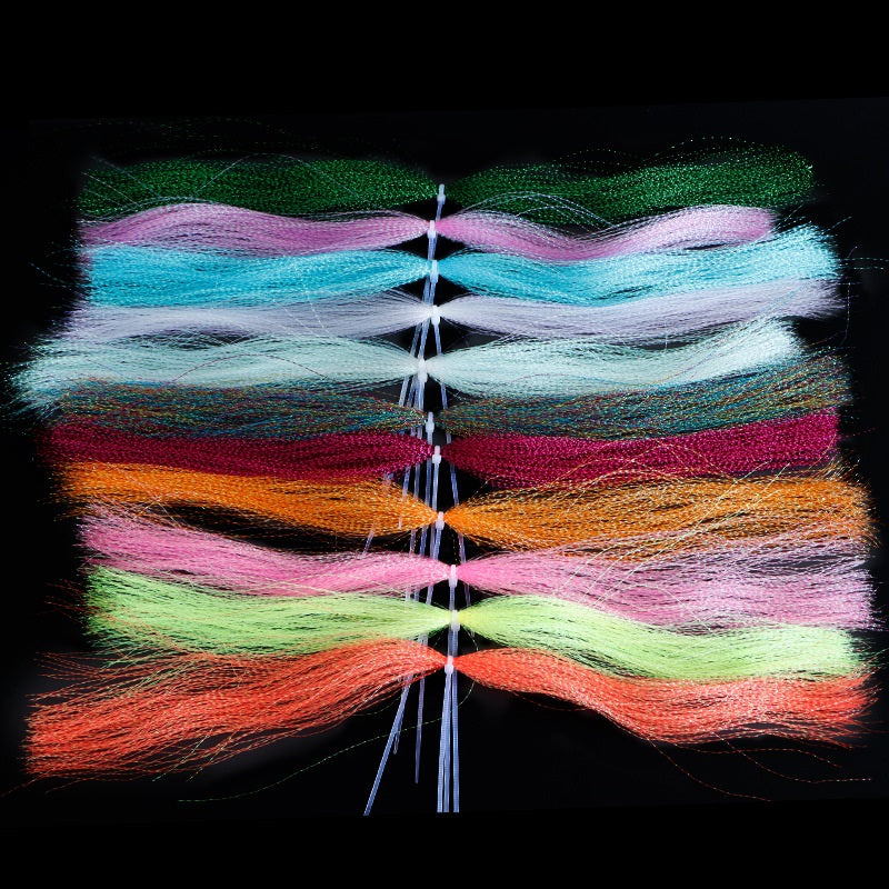 12 color assist hook for tying silk thread, luminous color, UV