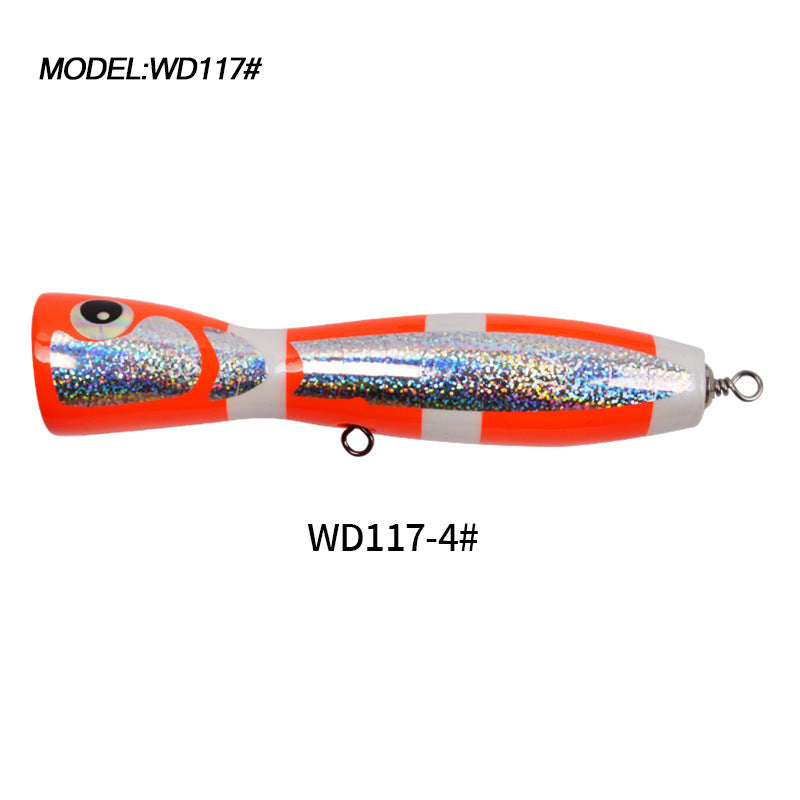 Wood Popper Bait #9 -120g/21.5cm – Jigs Fishing Tackle Store