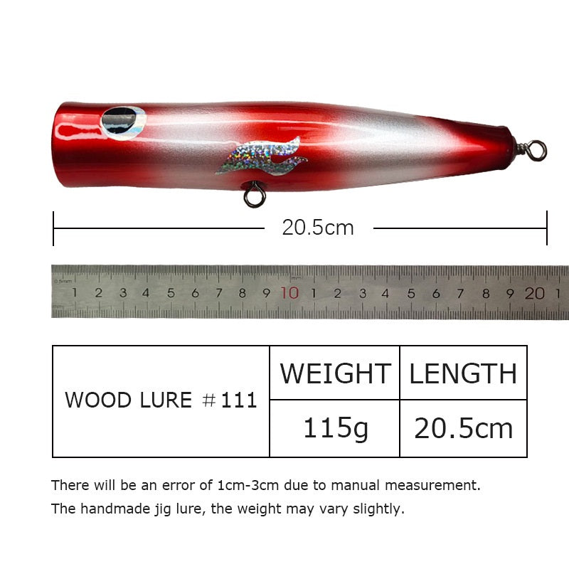 海Wood Popper Bait #13-115g/20.5cm