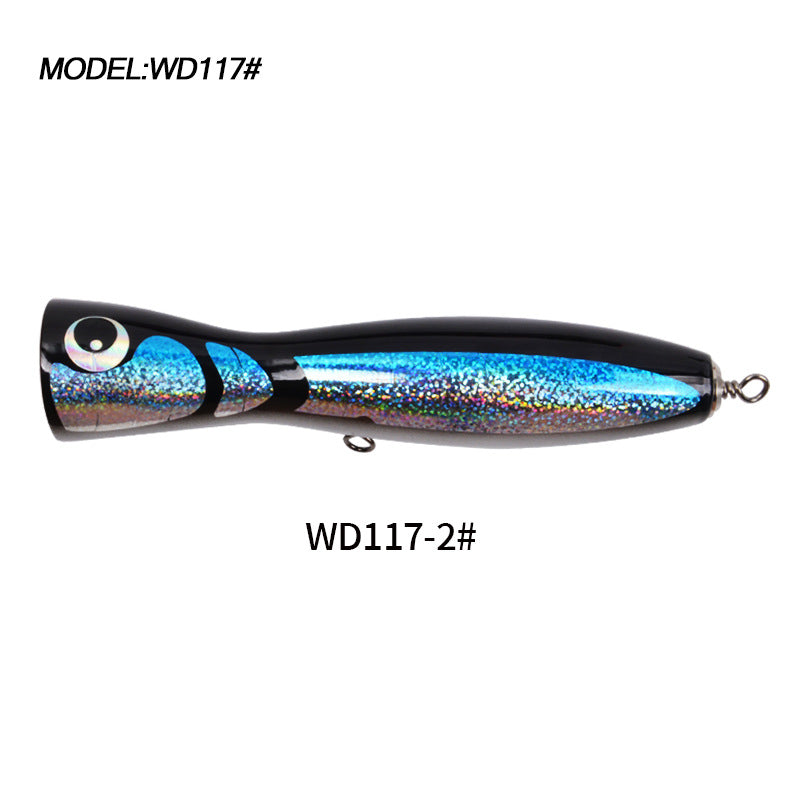 Wood Popper Bait #9 -120g/21.5cm – Jigs Fishing Tackle Store